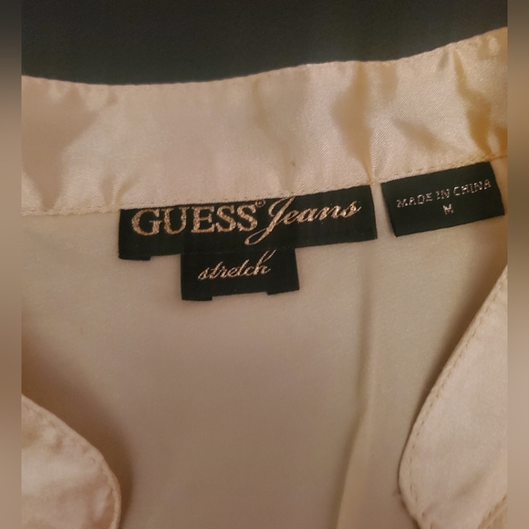 Guess Top yellow size M, Vintage - Picture 6 of 8